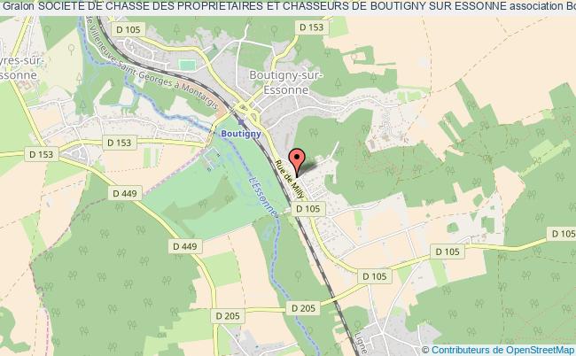 plan association Societe De Chasse Des Proprietaires Et Chasseurs De Boutigny Sur Essonne Boutigny-sur-Essonne