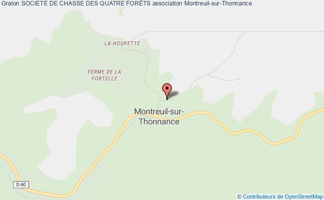 plan association SociÉtÉ De Chasse Des Quatre ForÊts Montreuil-sur-Thonnance