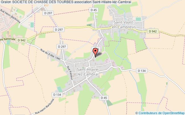 plan association Societe De Chasse Des Tourbes Saint-Hilaire-lez-Cambrai