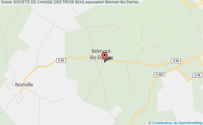 plan association Societe De Chasse Des Trois Bois Belmont-lès-Darney