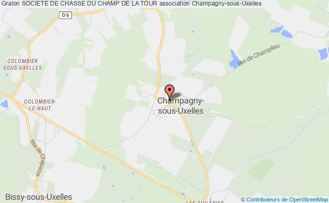 plan association Societe De Chasse Du Champ De La Tour Champagny-sous-Uxelles