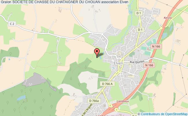 plan association Societe De Chasse Du Chataigner Du Chouan Elven