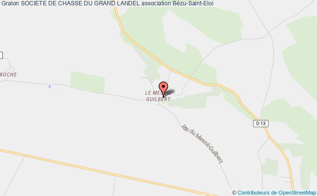 plan association Societe De Chasse Du Grand Landel Bézu-Saint-Éloi