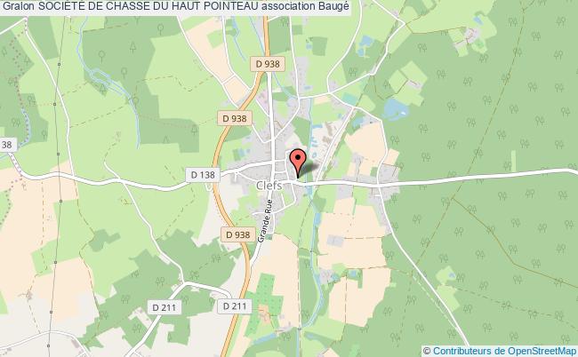 plan association SociÉtÉ De Chasse Du Haut Pointeau Baugé-en-Anjou