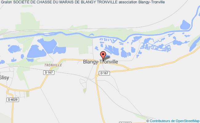 plan association SociÉtÉ De Chasse Du Marais De Blangy Tronville Blangy-Tronville