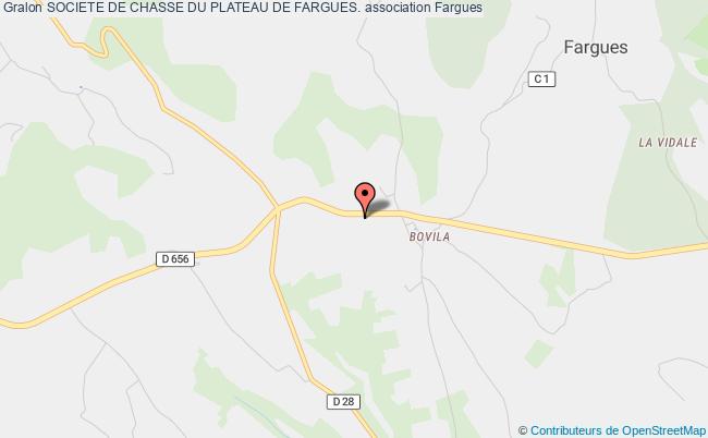 plan association Societe De Chasse Du Plateau De Fargues. Fargues