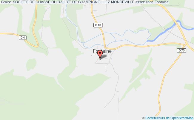 plan association Societe De Chasse Du Rallye De Champignol Lez Mondeville Fontaine