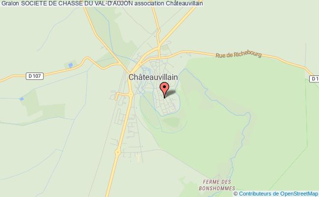 plan association Societe De Chasse Du Val-d'aujon Châteauvillain