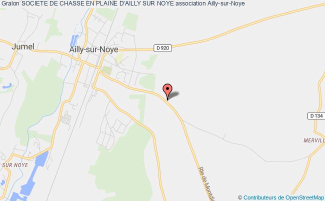 plan association Societe De Chasse En Plaine D'ailly Sur Noye Ailly-sur-Noye