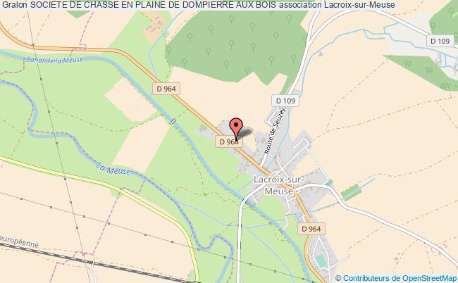 plan association Societe De Chasse En Plaine De Dompierre Aux Bois Lacroix-sur-Meuse