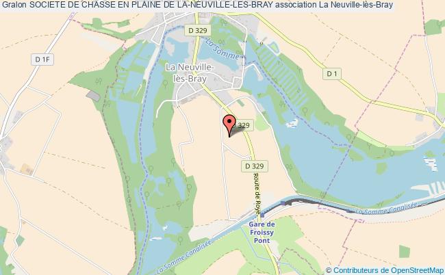 plan association Societe De Chasse En Plaine De La-neuville-les-bray La    Neuville-lès-Bray