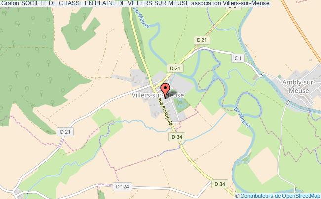 plan association Societe De Chasse En Plaine De Villers Sur Meuse Villers-sur-Meuse