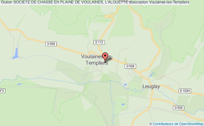 plan association Societe De Chasse En Plaine De Voulaines, L'alouette Voulaines-les-Templiers