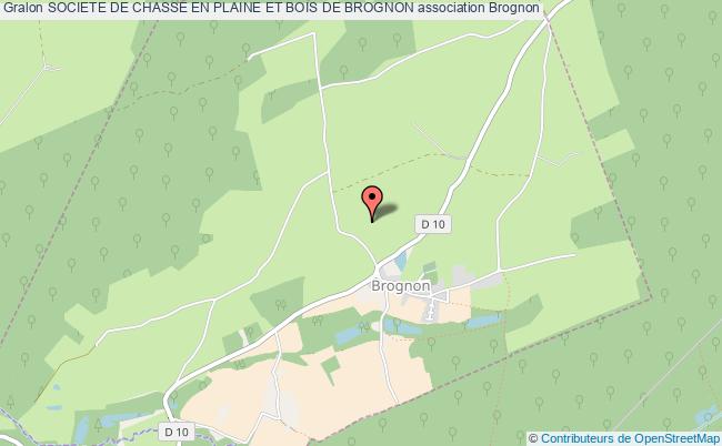plan association Societe De Chasse En Plaine Et Bois De Brognon Brognon