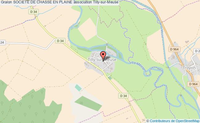 plan association Societe De Chasse En Plaine Tilly-sur-Meuse