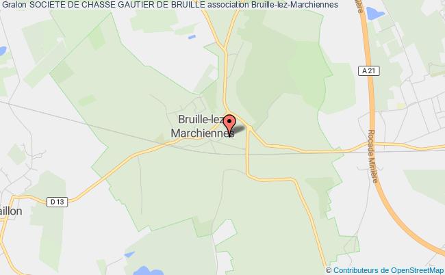 plan association Societe De Chasse Gautier De Bruille Bruille-lez-Marchiennes