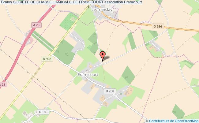 plan association Societe De Chasse L'amicale De Framicourt Framicourt