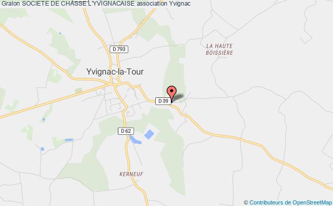 plan association Societe De Chasse L'yvignacaise Yvignac-la-Tour