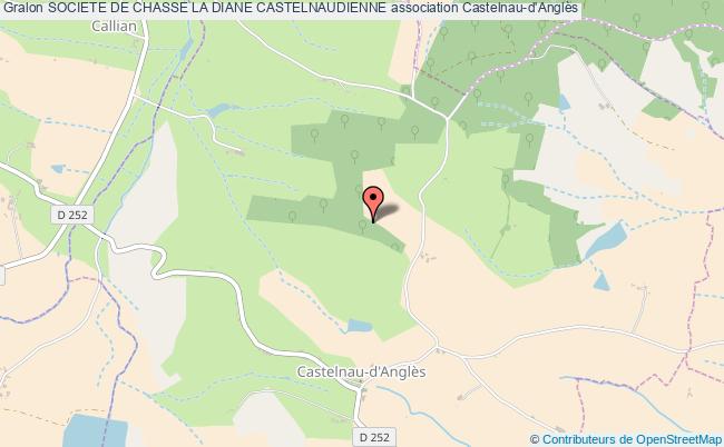 plan association Societe De Chasse La Diane Castelnaudienne Castelnau-d'Anglès