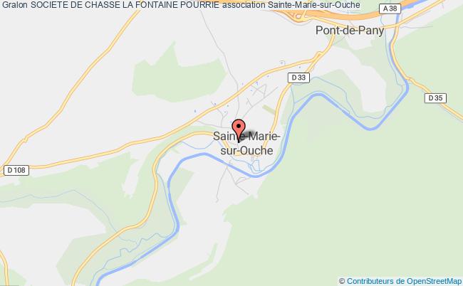 plan association Societe De Chasse La Fontaine Pourrie Sainte-Marie-sur-Ouche