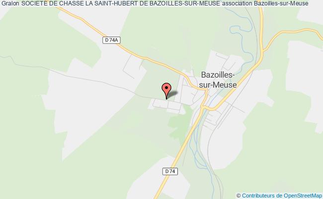 plan association Societe De Chasse La Saint-hubert De Bazoilles-sur-meuse Bazoilles-sur-Meuse