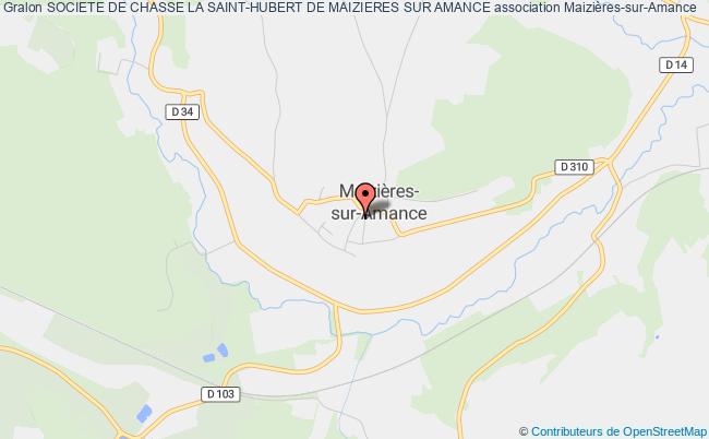 plan association Societe De Chasse La Saint-hubert De Maizieres Sur Amance Maizières-sur-Amance