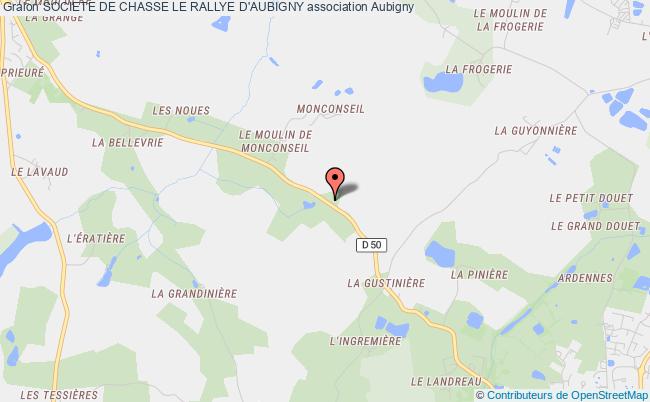 plan association Societe De Chasse Le Rallye D'aubigny Aubigny
