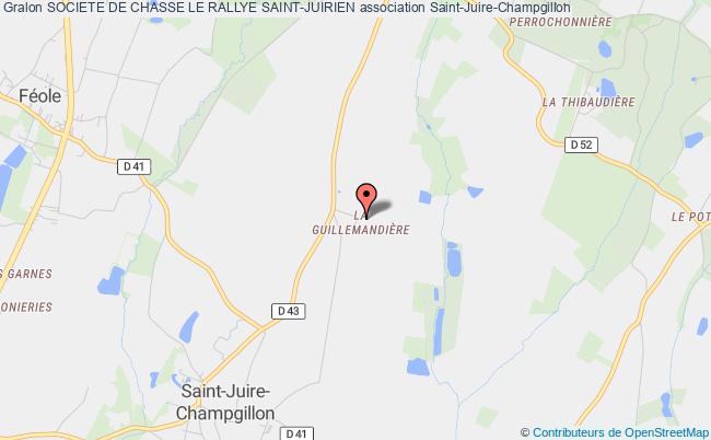 plan association Societe De Chasse Le Rallye Saint-juirien Saint-Juire-Champgillon