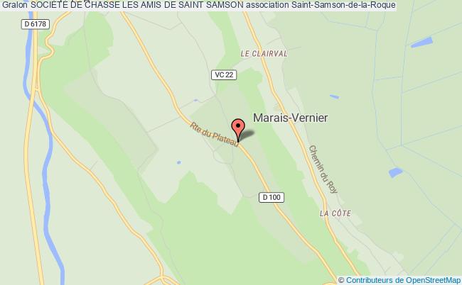 plan association SociÉtÉ De Chasse Les Amis De Saint Samson Saint-Samson-de-la-Roque