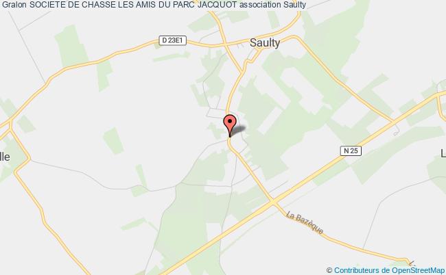 plan association Societe De Chasse Les Amis Du Parc Jacquot Saulty