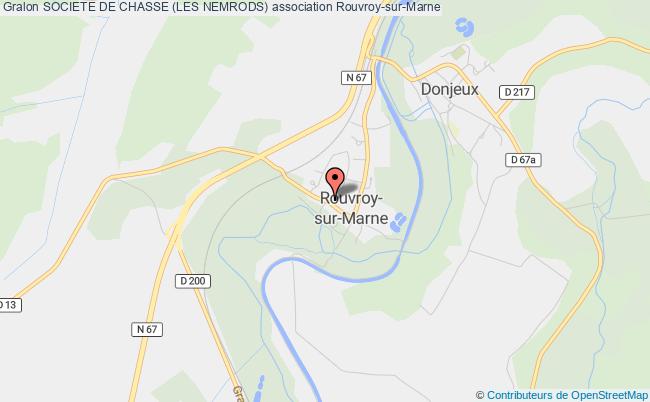 plan association Societe De Chasse (les Nemrods) Rouvroy-sur-Marne