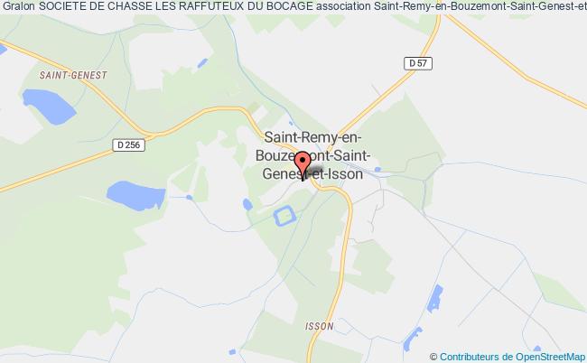 plan association Societe De Chasse Les Raffuteux Du Bocage Saint-Remy-en-Bouzemont-Saint-Genest-et-Isson