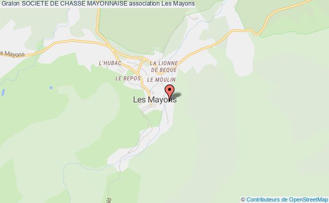 plan association Societe De Chasse Mayonnaise Les   Mayons