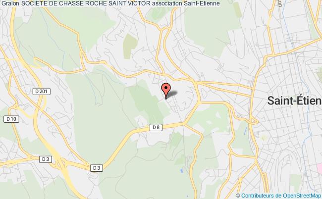 plan association Societe De Chasse Roche Saint Victor Saint-Étienne