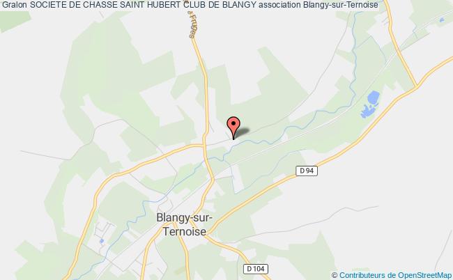 plan association Societe De Chasse Saint Hubert Club De Blangy Blangy-sur-Ternoise