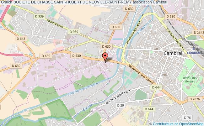 plan association Societe De Chasse Saint-hubert De Neuville-saint-remy Cambrai