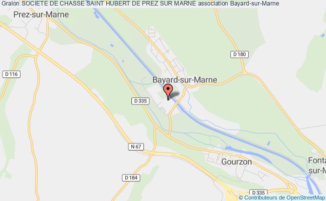 plan association Societe De Chasse Saint Hubert De Prez Sur Marne Bayard-sur-Marne