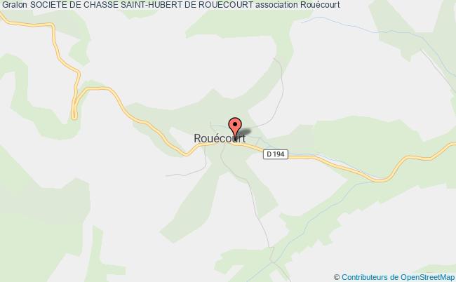 plan association Societe De Chasse Saint-hubert De Rouecourt Rouécourt