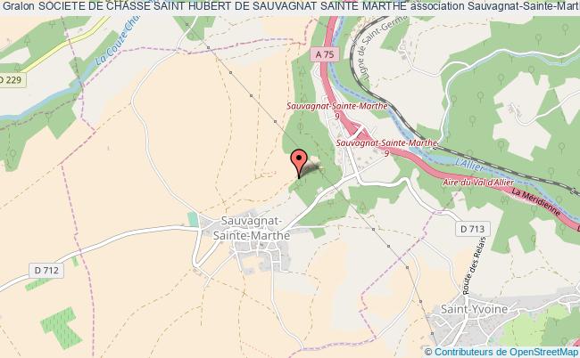 plan association Societe De Chasse Saint Hubert De Sauvagnat Sainte Marthe Sauvagnat-Sainte-Marthe