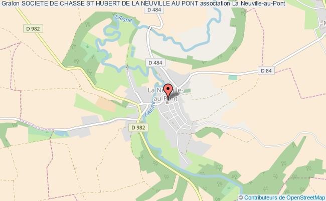 plan association Societe De Chasse St Hubert De La Neuville Au Pont La    Neuville-au-Pont