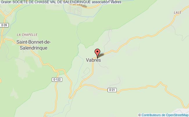 plan association Societe De Chasse Val De Salendrinque Vabres