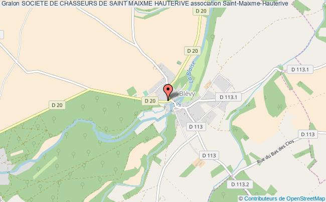 plan association Societe De Chasseurs De Saint Maixme Hauterive Saint-Maixme-Hauterive