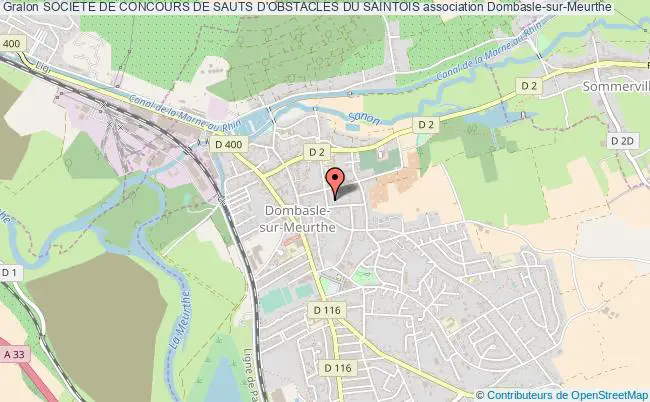 plan association Societe De Concours De Sauts D'obstacles Du Saintois Dombasle-sur-Meurthe
