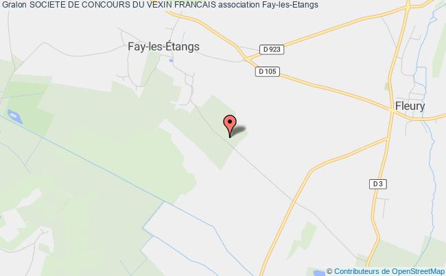plan association Societe De Concours Du Vexin Francais Fay-les-Étangs