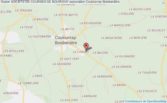 plan association Societe De Courses De Bourigny Coulouvray-Boisbenâtre