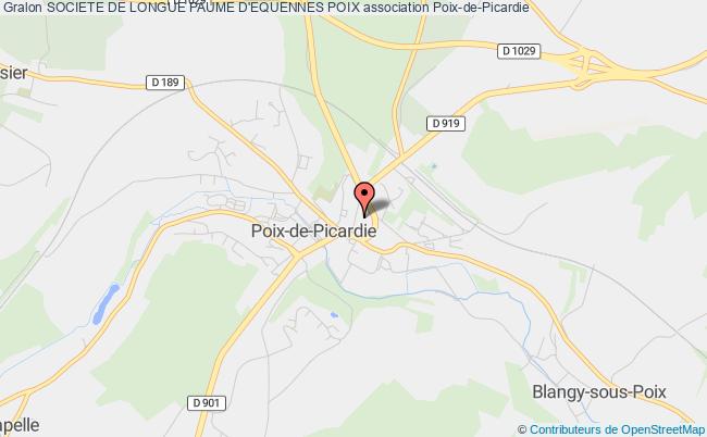 plan association Societe De Longue Paume D'equennes Poix Poix-de-Picardie