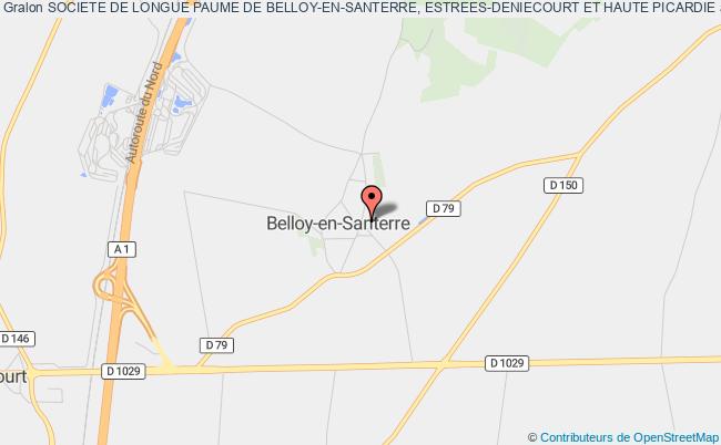 SOCIETE DE LONGUE PAUME DE BELLOY-EN-SANTERRE, ESTREES-DENIECOURT ET HAUTE PICARDIE
