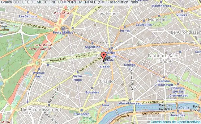 plan association Societe De Medecine Comportementale (smc) Paris 16e