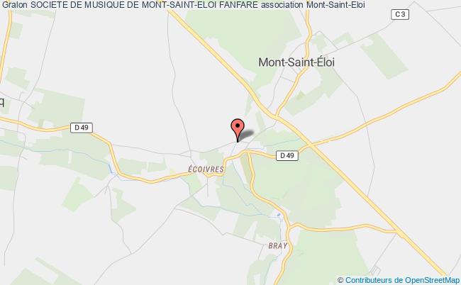 plan association Societe De Musique De Mont-saint-eloi Fanfare Mont-Saint-Éloi