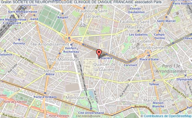 plan association Societe De Neurophysiologie Clinique De Langue Francaise Paris